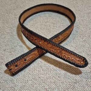 Harris Leather Tooled Belt